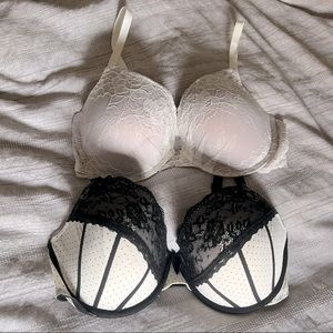 Set of 2 Push-up Bras, 38D